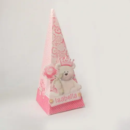 "cone" - Pirâmide - Chá de Bebê Ursa