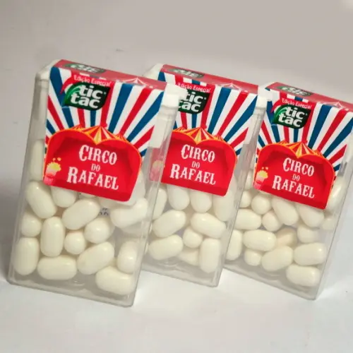 Caixinha de Pastilhas - Circo Vintage