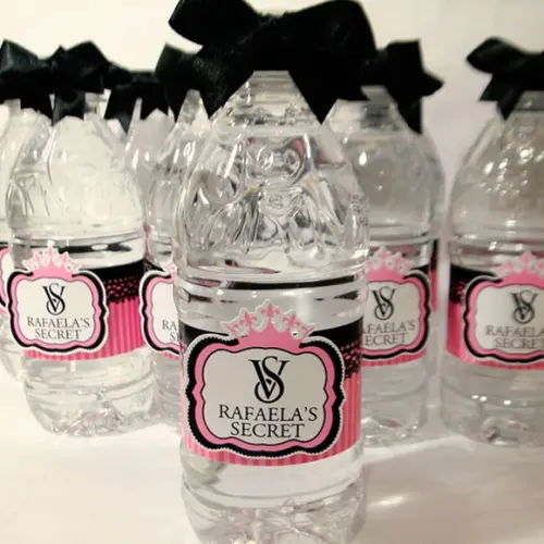 Rótulo Água Victoria's Secrets c/ Relevo