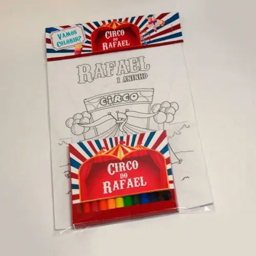Kit Colorir - Circo Vintage