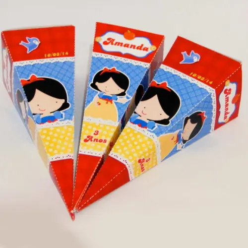 Cone Triangular Branca de Neve