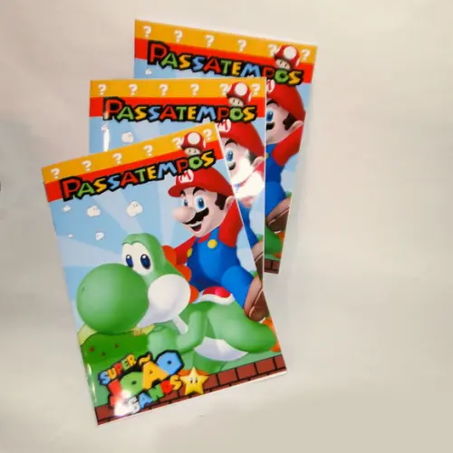Livrinho de Passatempos Mario Bros