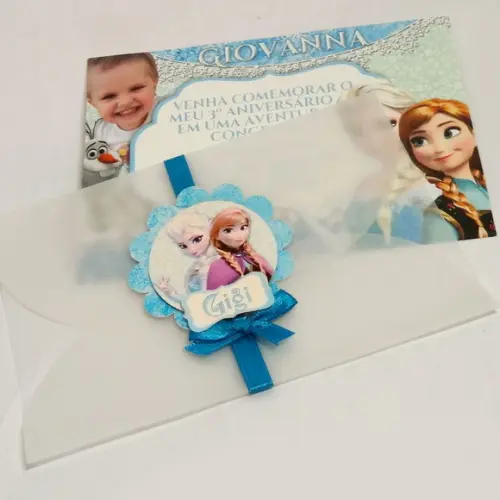 Convite Transparência Frozen