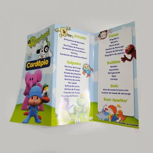 Cardápio Discovery Kids