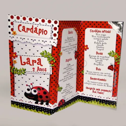 Cardápio - Jardim Encantado / Joaninha