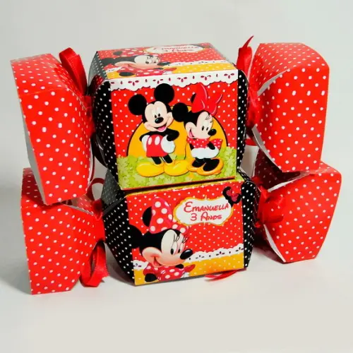 Candy Box - Caixa Bala Mickey / Minnie