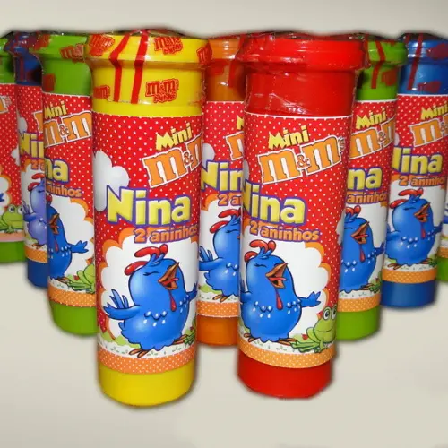 M&m's Mini Tubos Galinha Pintadinha