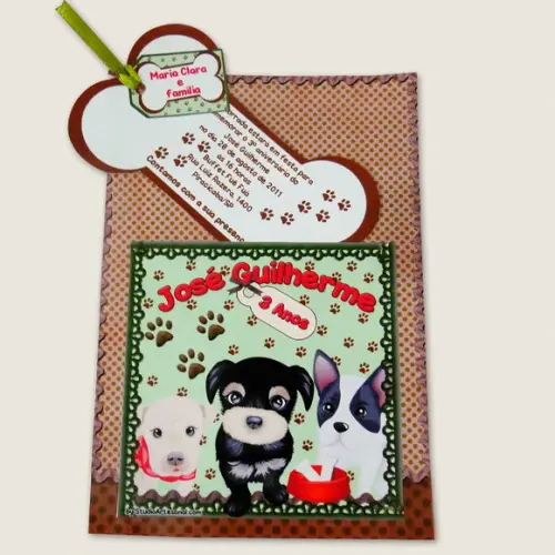 Convite Pocket - Pet Shop