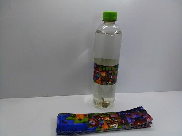 Adesivo Garrafa Somente Rotulo