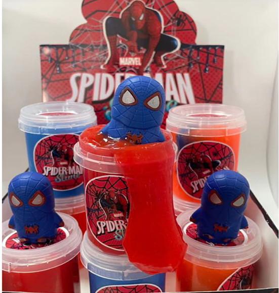 Amoeba Surpresa com Saquinho Tag e Fita Cetim Homem Aranha