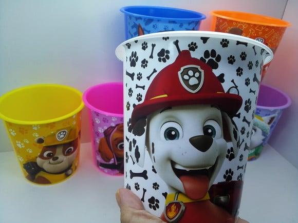 Balde de Pipoca Várias Cores de 1 Litrotema Patrulha Canina