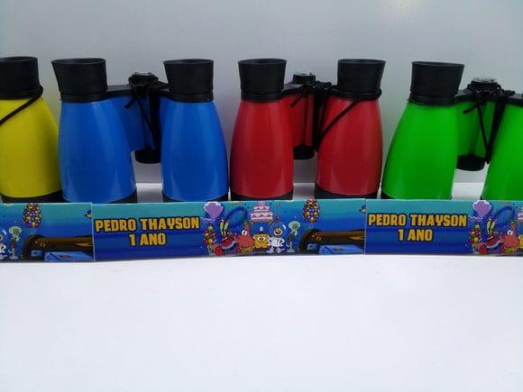 Binoculo Cores Sortidas Personalizado Bob Esponja