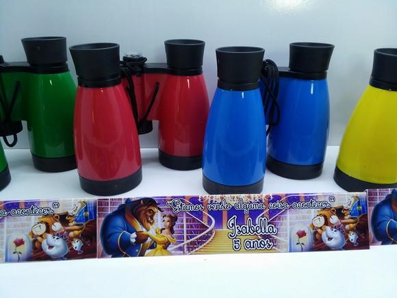 Binoculo Cores Sortidas Personalizado a Bela e a Fera