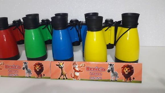 Binoculo Cores Sortidas Personalizado no Tema Animais