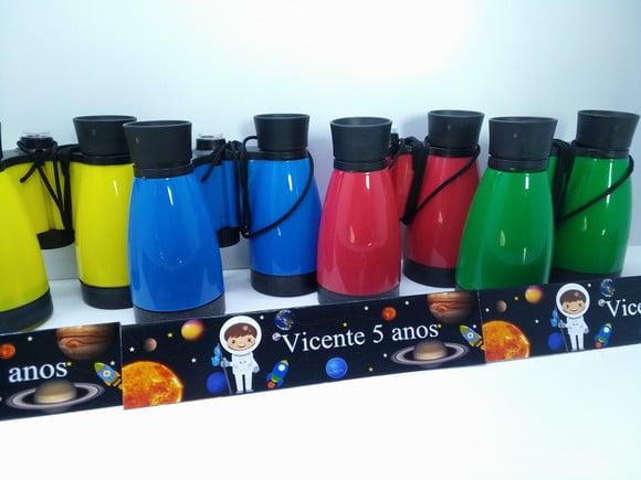 Binoculo Cores Sortidas Personalizado no Tema Astronauta