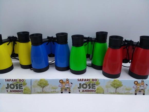 Binoculo Cores Sortidas Personalizado Tema Safari