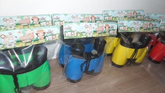 Binoculo Cores Sortidas Personalizado Tema Safari Menina
