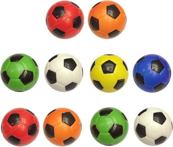 Bola Futebol 6 cm Macia + Tag +fita
