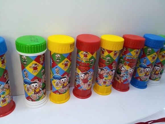 Bolhas de Sabão Personalizado Turma da Monica