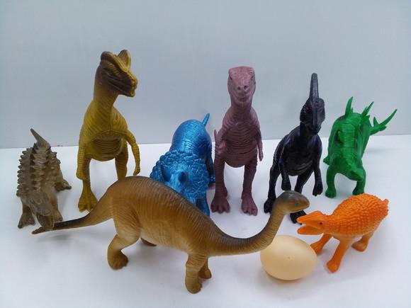 Boneco Dinossauro de Borracha Sortidos