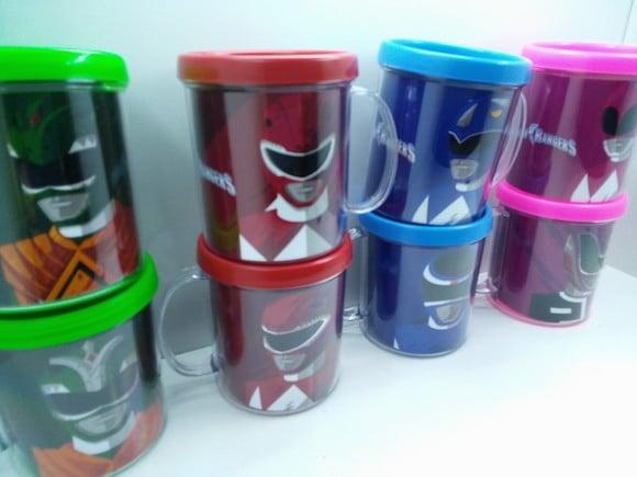 Caneca Acrílica 340ml Personalizada Tema Power Rangers