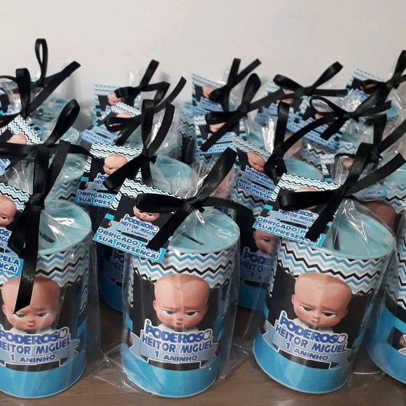 Cofre de Papelão Personalizado Tema Poderoso Chefinho