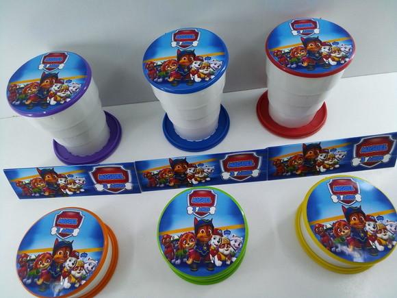 Copo Retratil Cores Sortidas Patrulha Canina