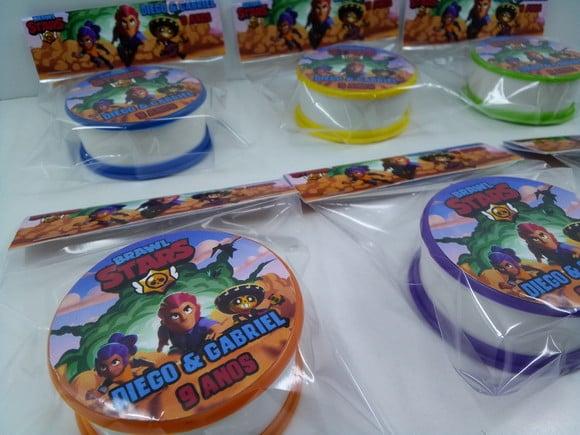 Copo Retratil Cores Sortidas Tema Brawl Star