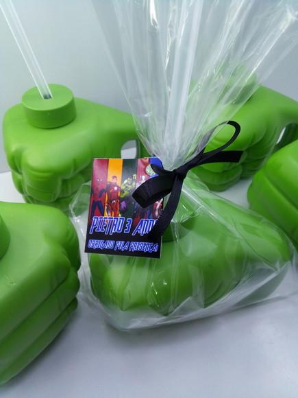 Copo Super Mão Vingadores com Canudo 450ml