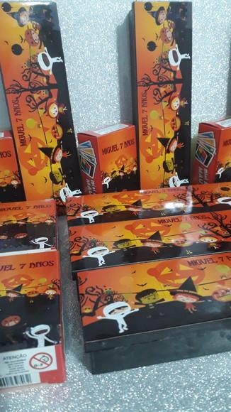 Domino Personalizado + Mini Mau Mau Tema Dia das Bruxas