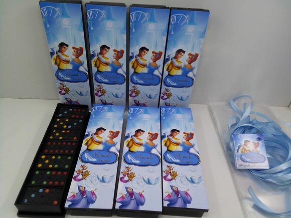 Domino Personalizado Tema Cinderela