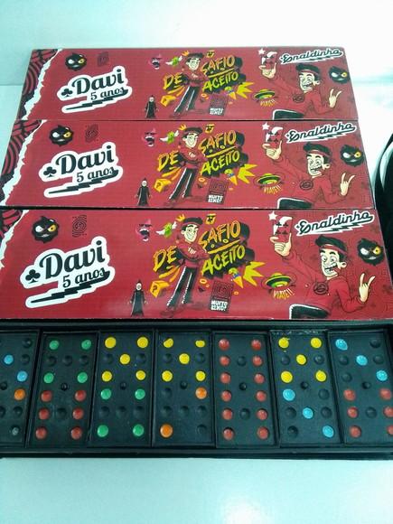 Domino Personalizado Tema Enaldinho