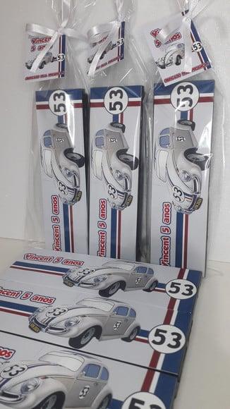 Domino Personalizado Tema Fusca Herbie