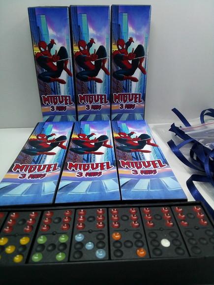 Domino Personalizado Tema Homem Aranha