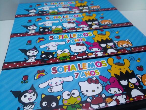 Domino Personalizado Tema Hello Kitty