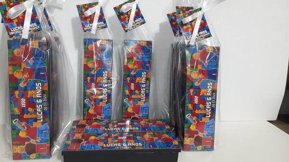 Domino Personalizado Tema Lego