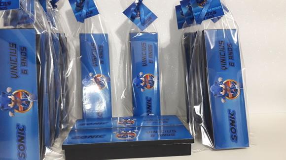 Domino Personalizado Tema Sonic