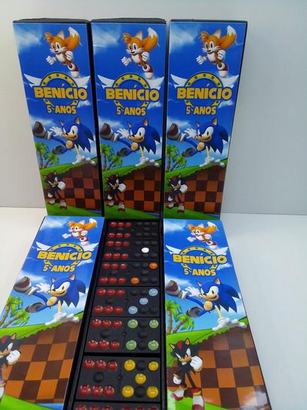 Domino Personalizado Tema Sonic