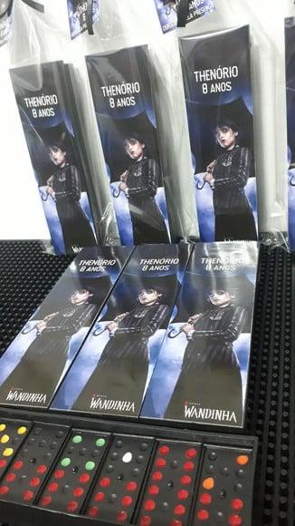 Domino Personalizado Tema Wandinha