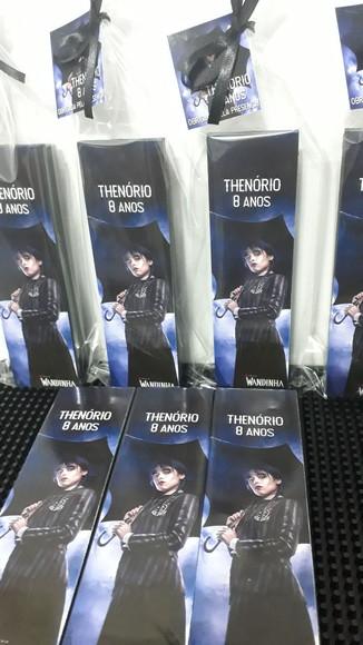 Domino Personalizado Tema Wandinha