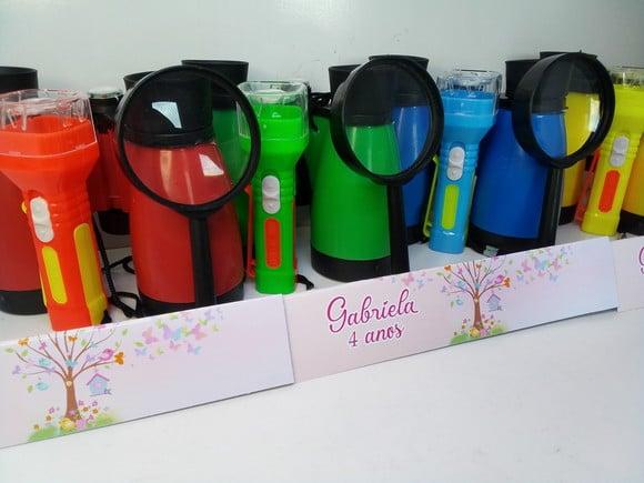 Kit Binoculo + Lanterna + Lupa Jardim Encantado