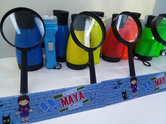 Kit Binoculo + Lanterna + Lupa Personalizado Dpa Desenho