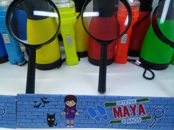 Kit Binoculo + Lanterna + Lupa Personalizado Dpa Desenho