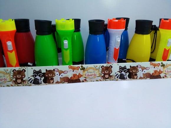 Kit Binoculo + Lanterna Tema Bosque