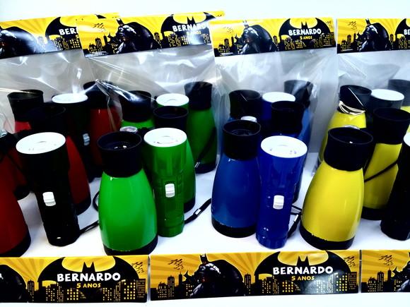 Kit Binoculo + Lanterna Tema Batman