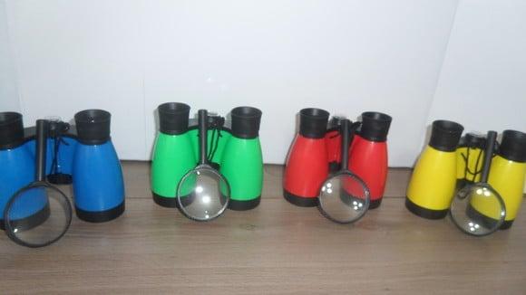 Kit Binoculo + Lupa