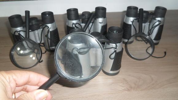 Kit Binoculo + Lupa