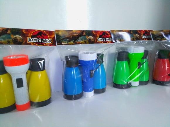 Kit Binoculo e Lanterna Jurassic Park