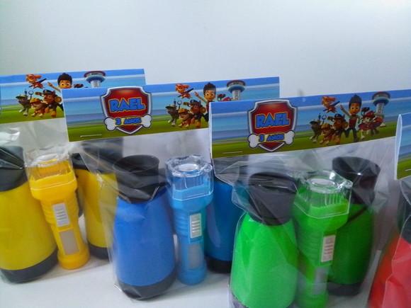 Kit Binoculo e Lanterna Patrulha Canina