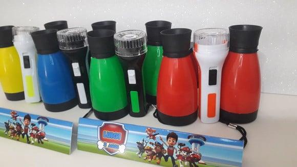Kit Binoculo e Lanterna Personalizado Patrulha Canina